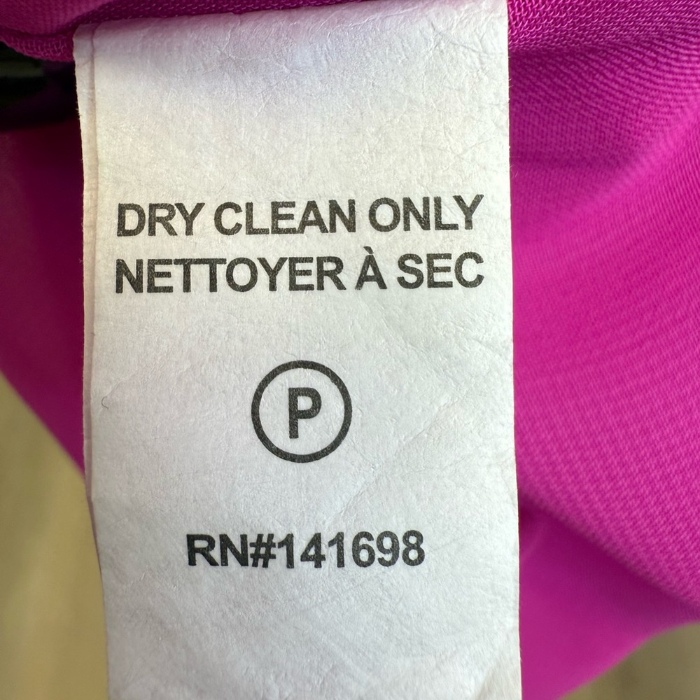 NWT Ramy Brook Foxy V-Neck Ruched Minidress Electric Pink Size 16 - Picture 5 of 6